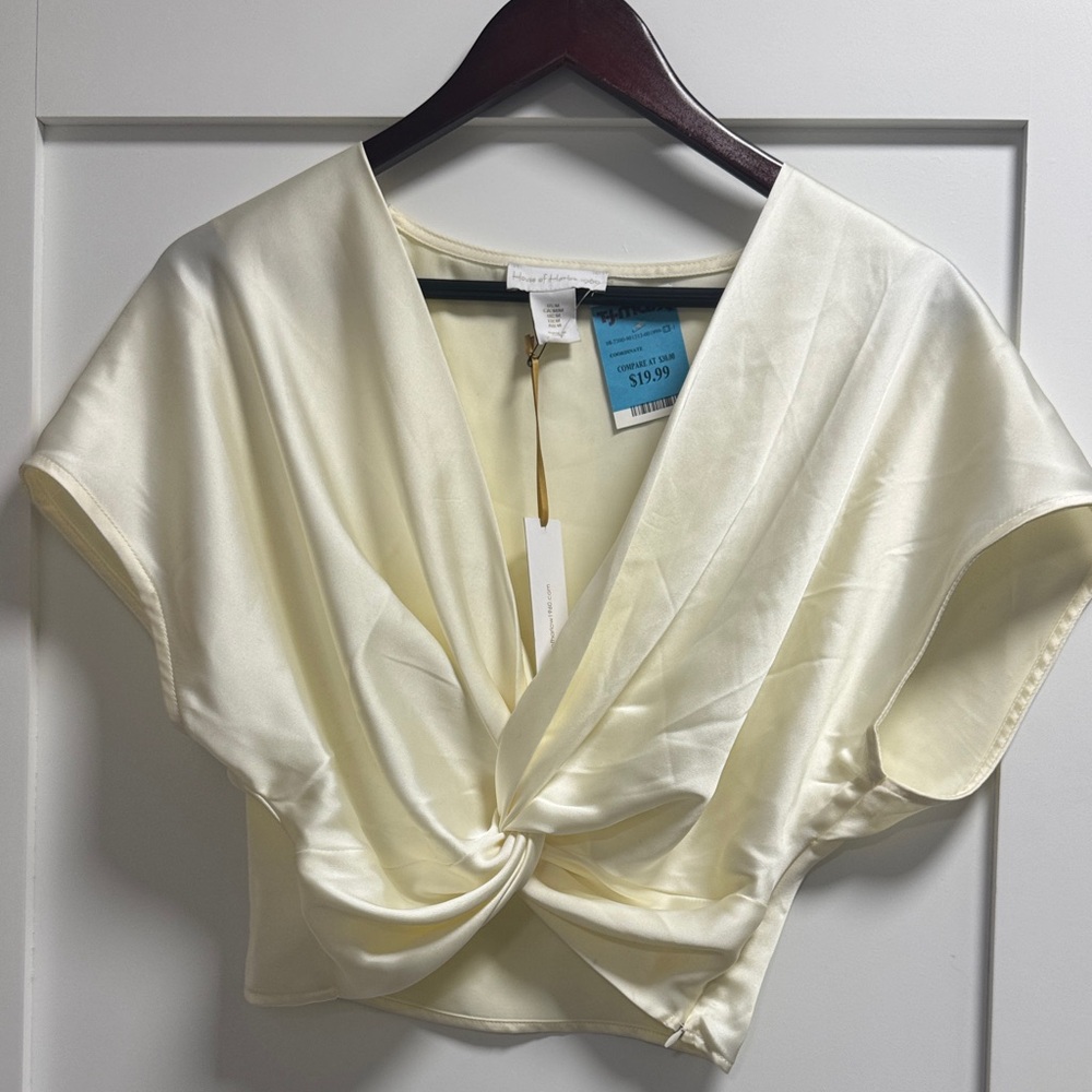 House of Harlow Elegant Cream Women's Top